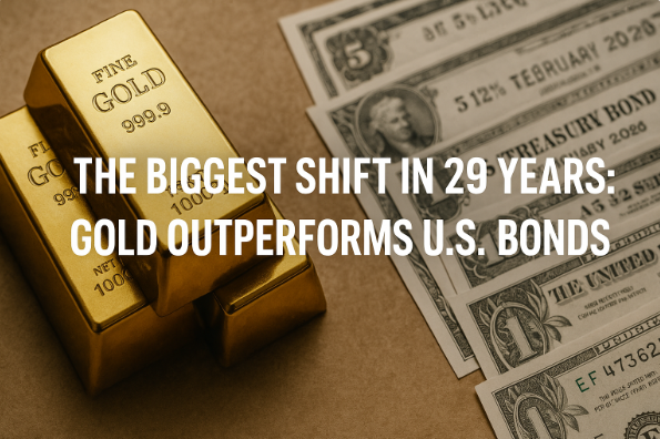 The Biggest Shift in 29 Years: Gold Outperforms U.S. Bonds